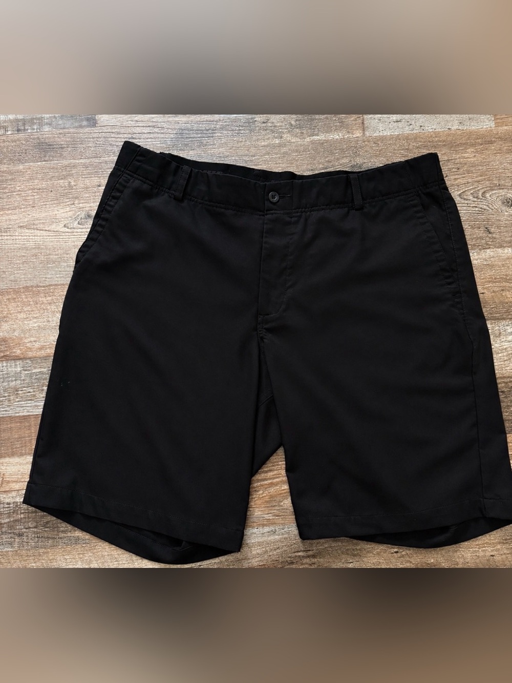 Nike Black Dri Fit Flat-Front Men's Shorts